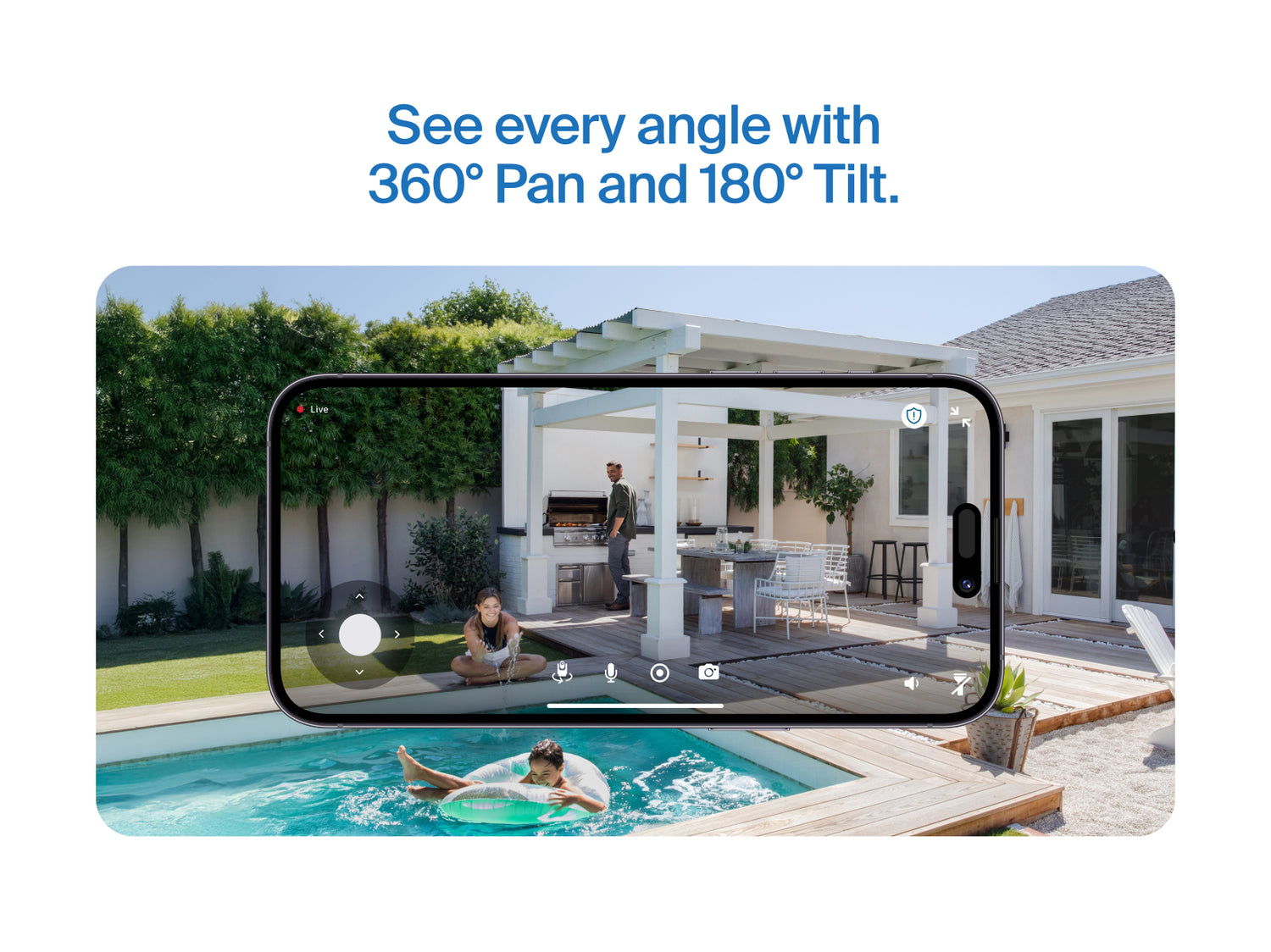 Essential Pan Tilt Security Camera